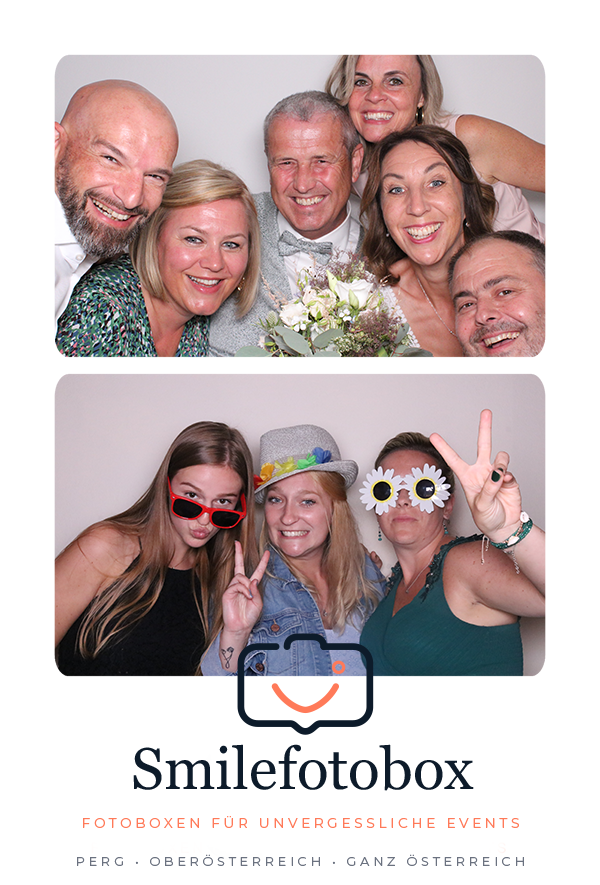 Fotostreifen mit Smilefotobox Logo